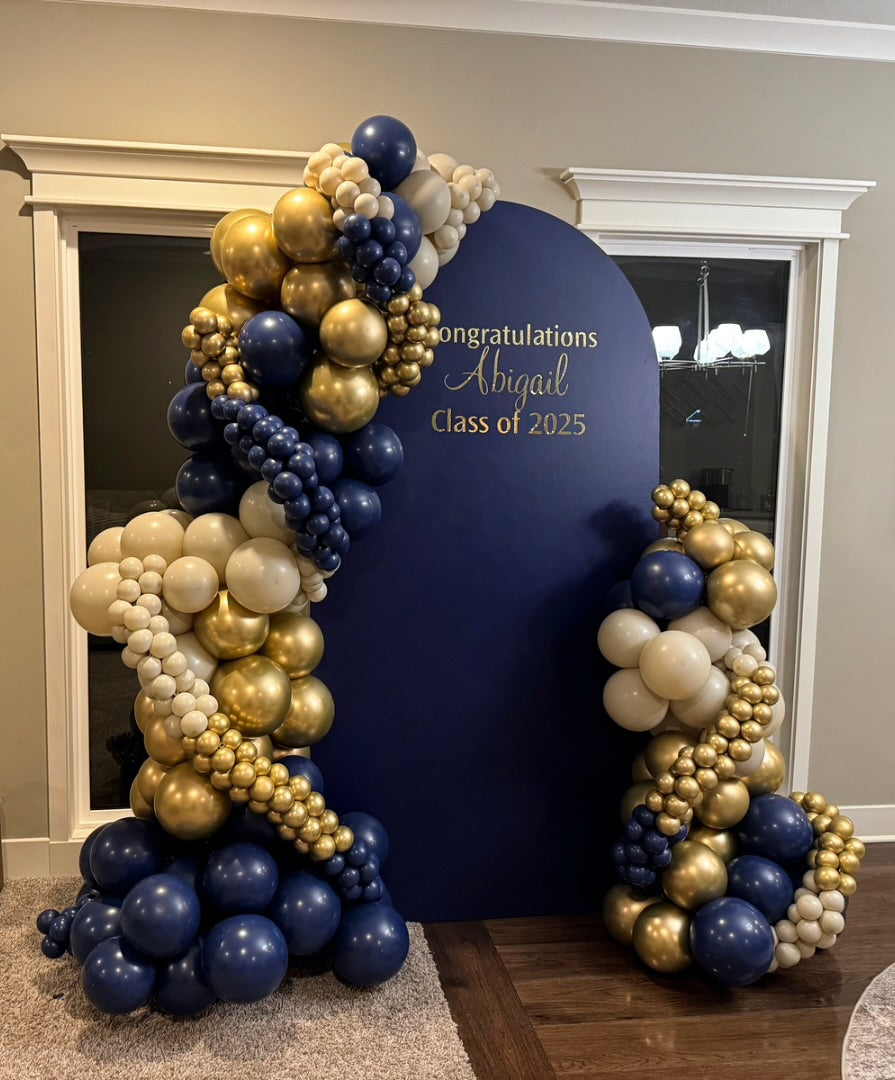 Backdrop Panels Set with Balloon Garland